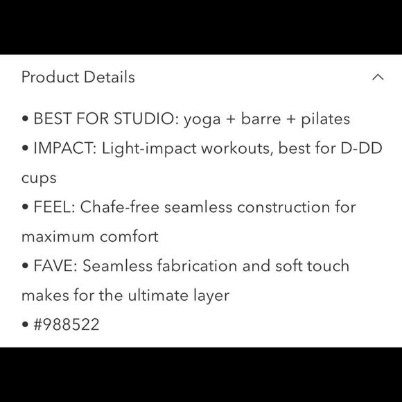 NWT Athleta Renew Bra. A-C. Large Black - Picture 5 of 11